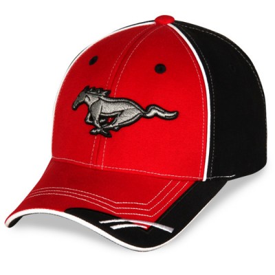 CFS Red/Black Mustang Pony Cap